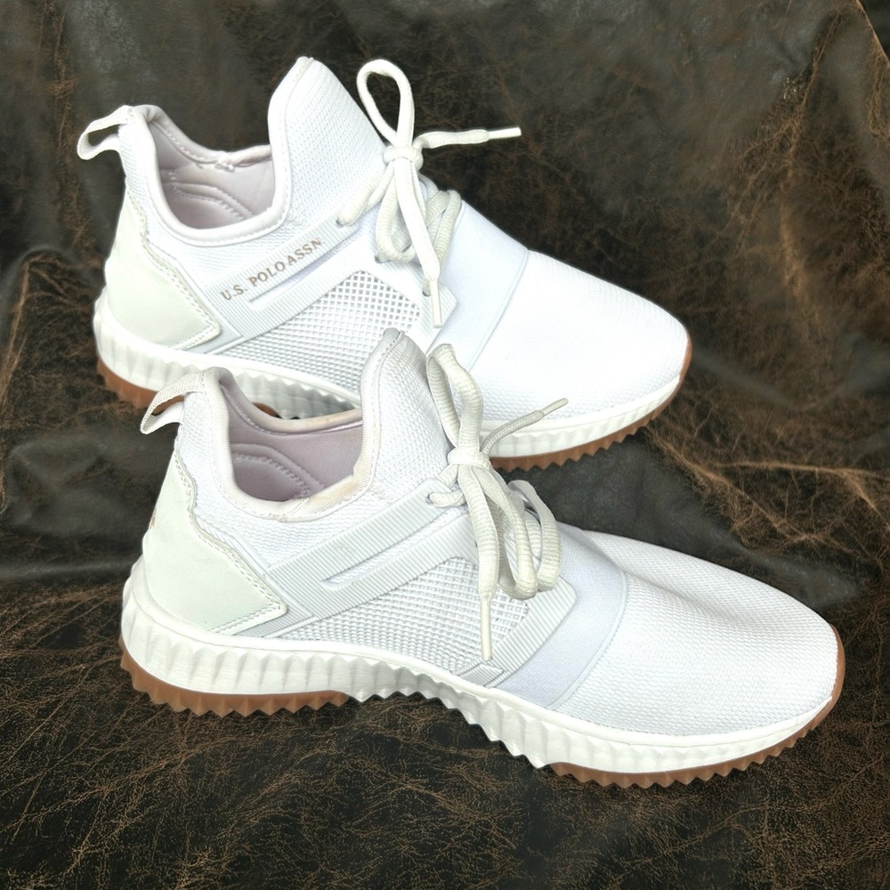 U.S. Polo Assn. White Sneakers women 8 - Picture 8 of 11